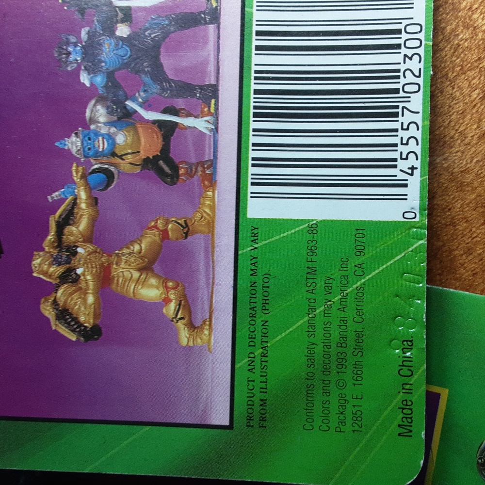 1993 Ban Dai Power Rangers Action Figure Set - Picture 8 of 8